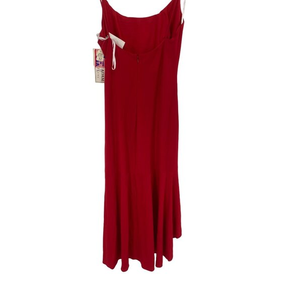 NWT Betsy&Adam by Jaslene -PROM/EVENING GOWN SIDE CINCHED rhinestones SIZE  12 - Picture 6 of 7